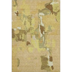 Premium Machine Washable Mayfield AMF1028 Gold 8' x 10' Rug