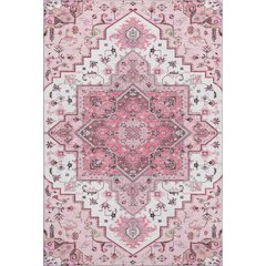 Premium Machine Washable Mayfield AMF1036 Pink 8' x 10' Rug