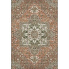 Premium Machine Washable Mayfield AMF1036 Rust 8' x 10' Rug