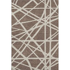 Premium Machine Washable Mayfield AMF1040 Brown 8' x 10' Rug