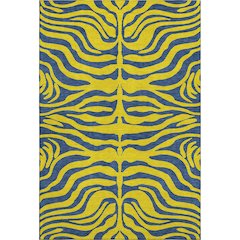 Premium Machine Washable Mayfield AMF1043 Yellow 8' x 10' Rug