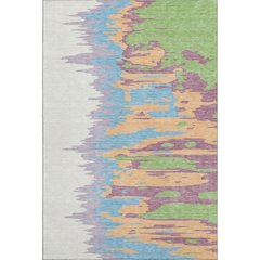 Premium Machine Washable Mayfield AMF1050 Peach 8' x 10' Rug