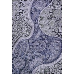 Premium Machine Washable Mayfield AMF1078 Navy 8' x 10' Rug