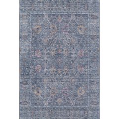 Premium Machine Washable Mayfield AMF1106 Blue 8' x 10' Rug