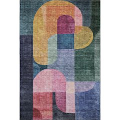 Premium Machine Washable Mayfield AMF1122 Green 8' x 10' Rug
