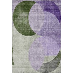 Premium Machine Washable Mayfield AMF1140 Lavender 8' x 10' Rug