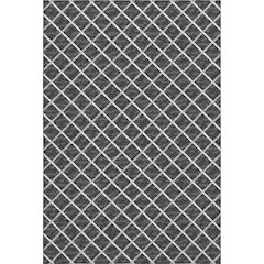 Premium Machine Washable Mayfield  Black 8' x 10' Rug