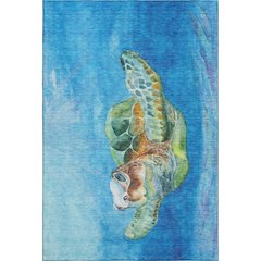 Premium Machine Washable Mayfield  Ocean 8' x 10' Rug