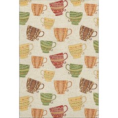 Premium Machine Washable Mayfield  Multi 8' x 10' Rug