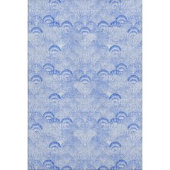 Premium Machine Washable Mayfield  Blue 8' x 10' Rug