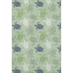 Premium Machine Washable Mayfield  Green 8' x 10' Rug
