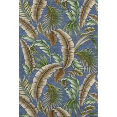 Premium Machine Washable Mayfield  Blue 8' x 10' Rug