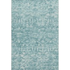 Premium Machine Washable Mayfield  Blue 8' x 10' Rug