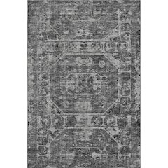 Premium Machine Washable Mayfield  Black 8' x 10' Rug