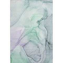 Premium Machine Washable Mayfield  Blue 8' x 10' Rug