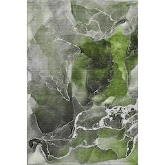 Premium Machine Washable Mayfield  Green 8' x 10' Rug