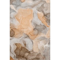 Premium Machine Washable Mayfield  Orange 8' x 10' Rug