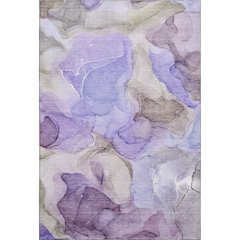 Premium Machine Washable Mayfield  Purple 8' x 10' Rug