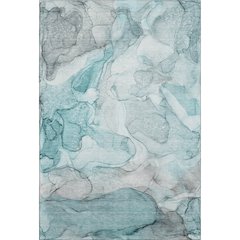 Premium Machine Washable Mayfield  Teal 8' x 10' Rug