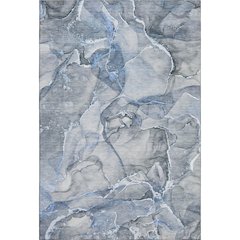 Premium Machine Washable Mayfield  Blue 8' x 10' Rug
