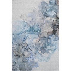 Premium Machine Washable Mayfield  Blue 8' x 10' Rug