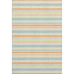Premium Machine Washable Mayfield  Orange 8' x 10' Rug