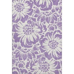 Premium Machine Washable Mayfield  Purple 8' x 10' Rug