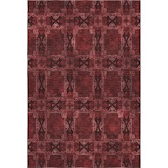 Premium Machine Washable Mayfield  Burgundy 8' x 10' Rug