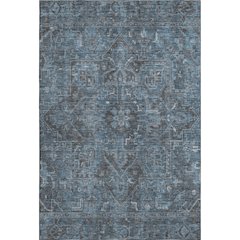 Premium Machine Washable Mayfield  Navy 8' x 10' Rug