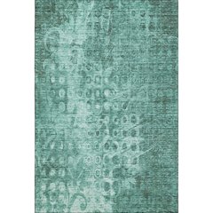Premium Machine Washable Mayfield  Teal 8' x 10' Rug