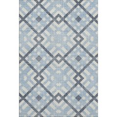Premium Machine Washable Mayfield  Sky 8' x 10' Rug