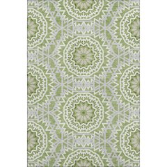 Premium Machine Washable Mayfield  Green 8' x 10' Rug