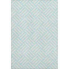 Premium Machine Washable Mayfield  Aqua 8' x 10' Rug