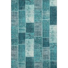 Premium Machine Washable Mayfield  Teal 8' x 10' Rug
