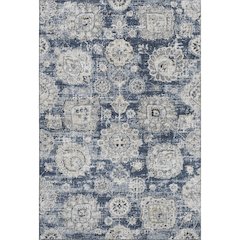Premium Machine Washable Mayfield  Navy 8' x 10' Rug