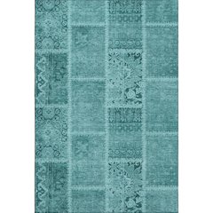 Premium Machine Washable Mayfield  Turquoise 8' x 10' Rug