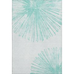 Premium Machine Washable Mayfield  Teal 8' x 10' Rug