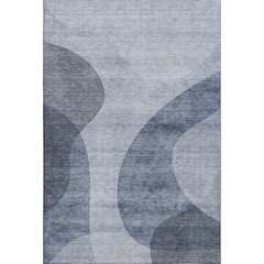 Premium Machine Washable Mayfield AMF657 Blue 8' x 10' Rug