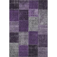 Premium Machine Washable Mayfield AMF663 Eggplant 8' x 10' Rug