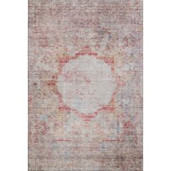 Premium Machine Washable Mayfield AMF675 Red 8' x 10' Rug