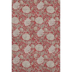 Premium Machine Washable Mayfield AMF677 Red 8' x 10' Rug