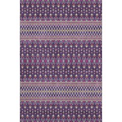 Premium Machine Washable Mayfield AMF708 Purple 8' x 10' Rug