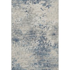 Premium Machine Washable Mayfield  Blue 8' x 10' Rug
