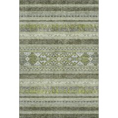 Premium Machine Washable Mayfield AMF714 Olive 8' x 10' Rug