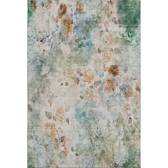Premium Machine Washable Mayfield AMF724 Teal 8' x 10' Rug