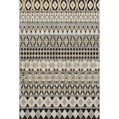 Premium Machine Washable Mayfield AMF726 Charcoal 8' x 10' Rug