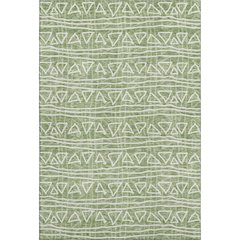 Premium Machine Washable Mayfield AMF730 Green 8' x 10' Rug