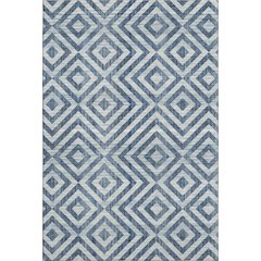 Premium Machine Washable Mayfield AMF733 Navy 8' x 10' Rug