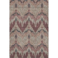 Premium Machine Washable Mayfield AMF743 Burgundy 8' x 10' Rug