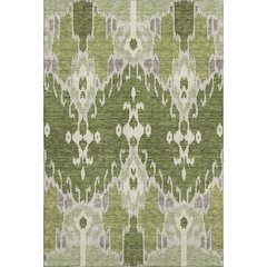 Premium Machine Washable Mayfield AMF748 Olive 8' x 10' Rug